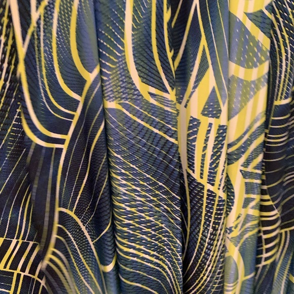 Denim top, multicolor skirt maxi dress - Picture 9 of 9